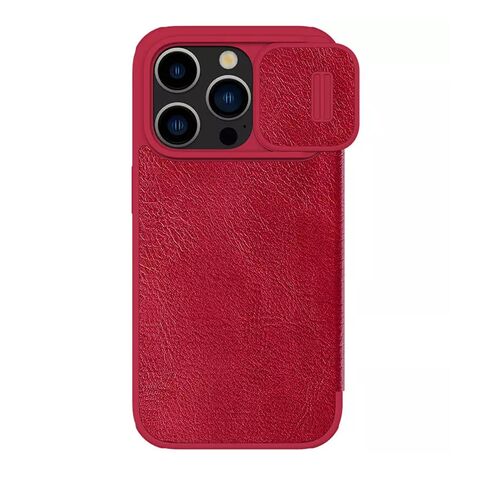 Zastitna futrola Nillkin Qin Pro - iPhone 15 Pro Max (6.7) crvena (MS).