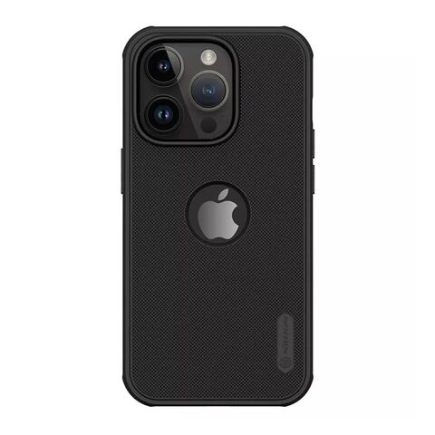 Zastitna futrola Nillkin Super Frost Pro - iPhone 15 Pro (6.1) crna (logo cut) (MS).