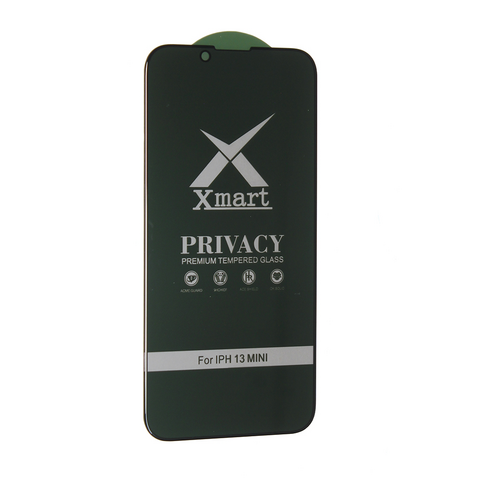 Tempered glass (zastitno staklo za ekran) X mart 9D Privacy - iPhone 13 Mini.