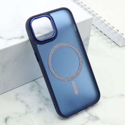 Zastitna futrola SHINING MAGSAFE - iPhone 15 plava (MS).