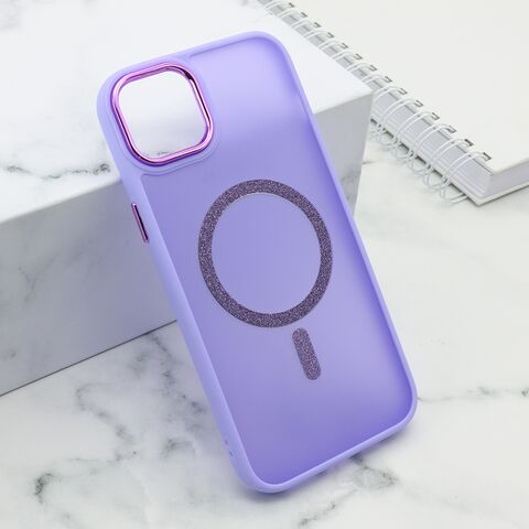 Zastitna futrola SHINING MAGSAFE - iPhone 15 Plus ljubicasta (MS).