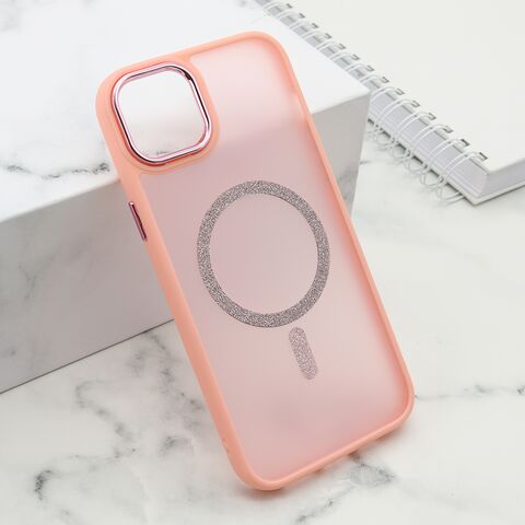 Zastitna futrola SHINING MAGSAFE - iPhone 15 Plus roze (MS).