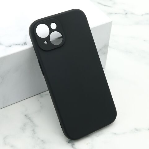 Zastitna futrola Soft Silicone - iPhone 15 crna (MS).