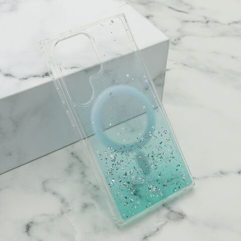 Zastitna futrola Simple Sparkle MagSafe - Samsung S928 Galaxy S24 Ultra 5G zelena (MS).