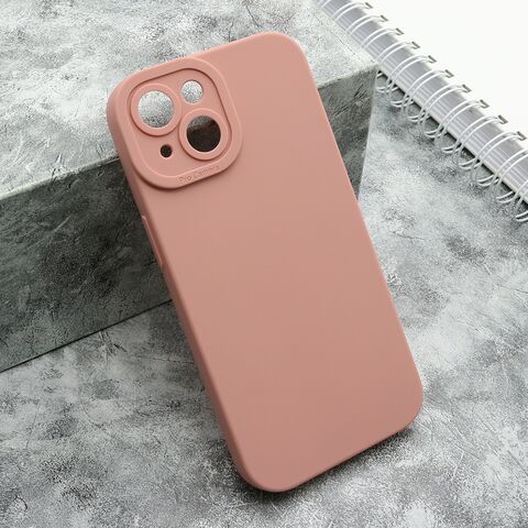 Zastitna silikonska futrola Pro Camera - iPhone 15 roze (MS).