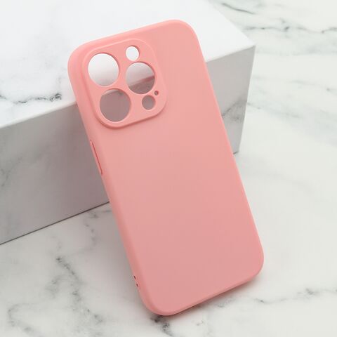 Zastitna futrola Soft Silicone - iPhone 15 Pro (6.1) roze (MS).