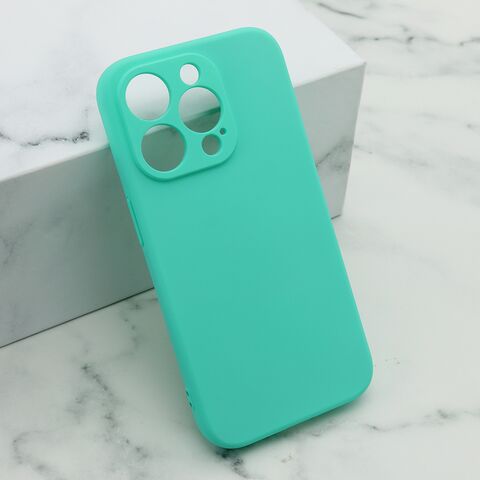 Zastitna futrola Soft Silicone - iPhone 15 Pro (6.1) mint (MS).