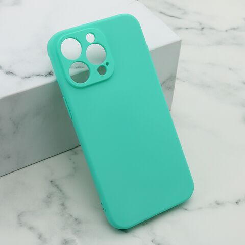 Zastitna futrola Soft Silicone - iPhone 15 Pro Max (6.7) mint (MS).