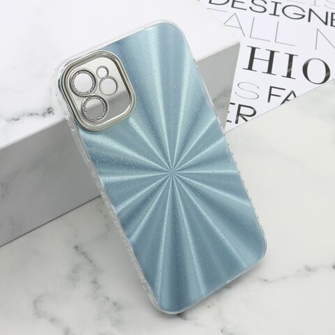 Zastitna futrola SPARKLING SHINE - iPhone 12 svetlo plava (MS).