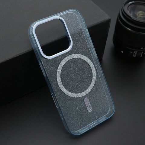 Zastitna futrola SPARKLING MagSafe - iPhone 16 Pro (6.3) plava (MS).