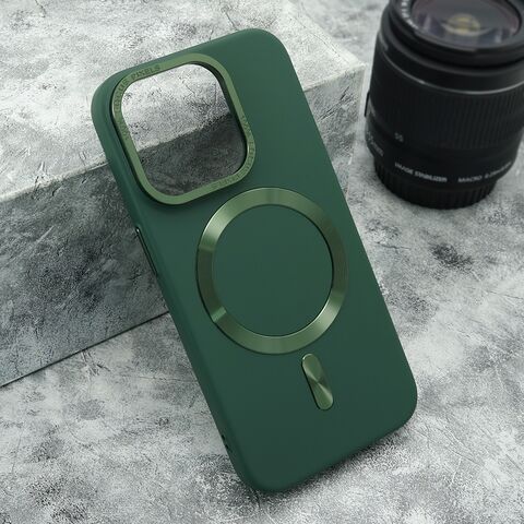 Zastitna futrola TRUE COLOR MAGSAFE - iPhone 15 Pro (6.1) zelena (MS).