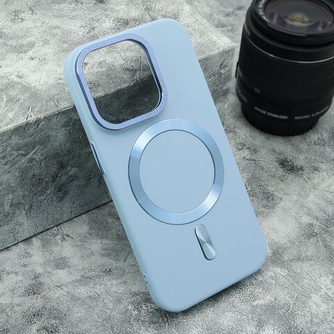 Zastitna futrola TRUE COLOR MAGSAFE - iPhone 15 Pro (6.1) svetlo plava (MS).