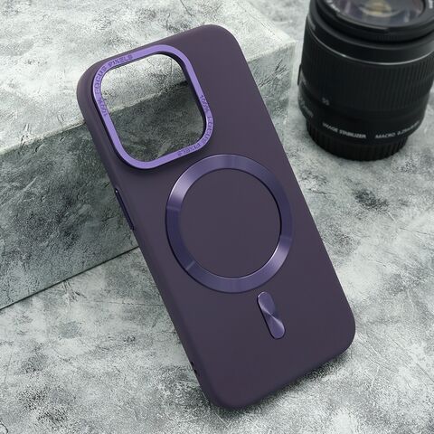 Zastitna futrola TRUE COLOR MAGSAFE - iPhone 15 Pro (6.1) ljubicasta (MS).