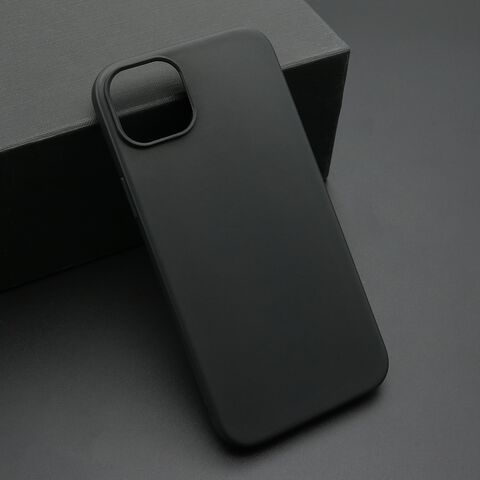 KOLOR silikonska futrola skin (ultra tanka) - iPhone 15 Plus crna (MS).