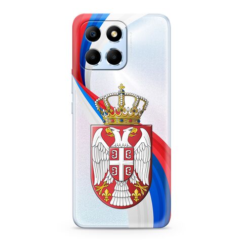 PRINT CLEAR silikonska futrola skin (ultra tanka) - Huawei Honor X6 SRB12 (MS).