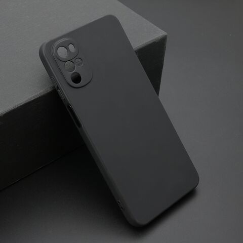 KOLOR silikonska futrola skin (ultra tanka) - Motorola Moto G22 crna (MS).