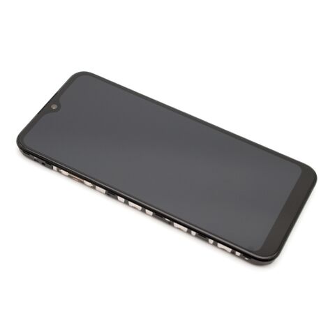 LCD ekran (displej) - Samsung A015 Galaxy A01 (2020) + Touch screen + okvir crni Full ORG EU (GH81-18209A) (MS).
