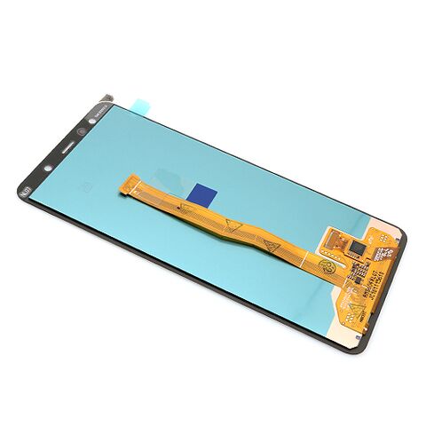 LCD ekran (displej) - Samsung A750F Galaxy A7 2018 + Touch screen crni Full ORG EU (GH96-12078A) (MS).