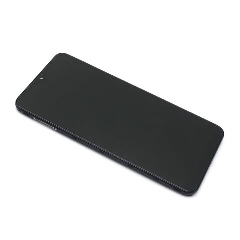 LCD ekran (displej) - Samsung A105F Galaxy A10 + Touch screen + okvir APLONG Original Material crni (MS).