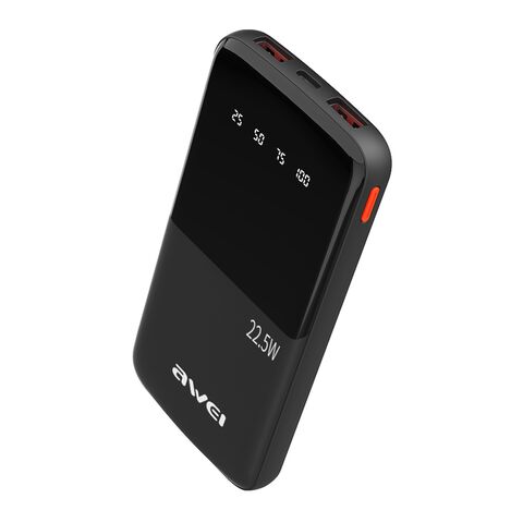 Back Up baterija (univerzalna) AWEI P10K 10000mAh crni (MS).