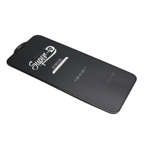 Tempered glass (zastitno staklo za ekran) 11D - Iphone XR/11 SUPER D crna (MS).