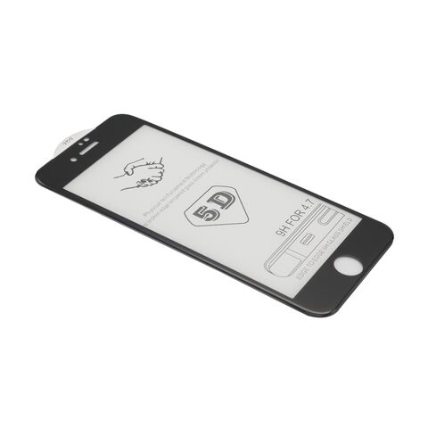 Tempered glass (zastitno staklo za ekran) 5D - Iphone 7/8 crna (MS).