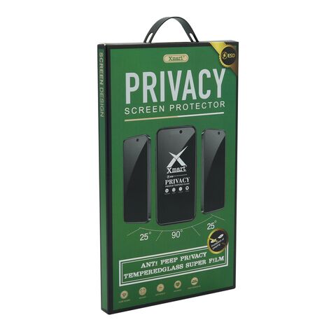 Tempered glass (zastitno staklo za ekran) X mart 9D PRIVACY - Samsung S901B/S911B Galaxy S22 5G/S23 5G (MS).