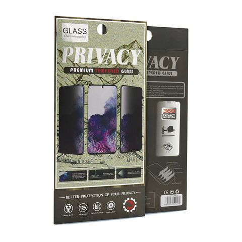 Tempered glass (zastitno staklo za ekran) PRIVACY 2.5D full glue - Samsung A145R Galaxy A14 4G/Galaxy A14 5G crna (MS).
