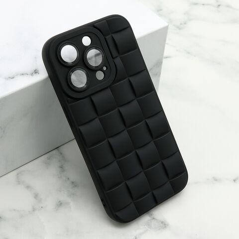 Zastitna futrola 3D WALL - iPhone 14 Pro (6.1) crna (MS).
