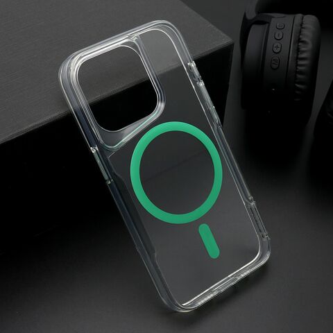 Zastitna futrola AURA MagSafe - iPhone 15 Pro (6.1) zelena (MS).