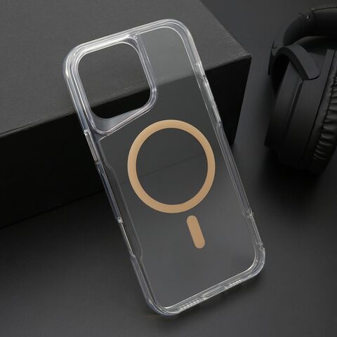 Zastitna futrola AURA MagSafe - iPhone 16 Pro Max (6.9) zlatna (MS).
