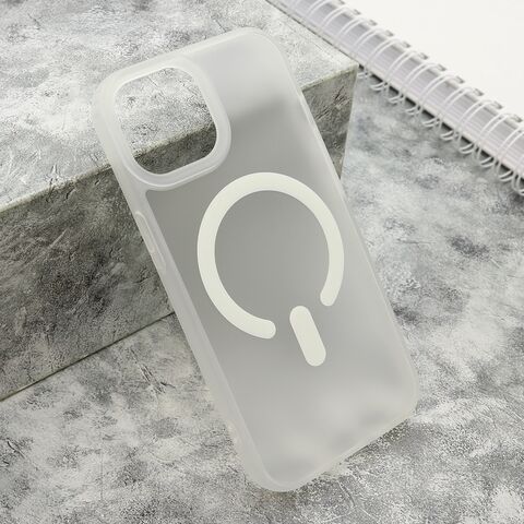 Zastitna futrola BLURRY MagSafe - iPhone 15 bela (MS).