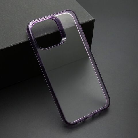 Zastitna futrola COLOR Okvir za iPhone 15 Pro Max (6.7) ljubicasta (MS).