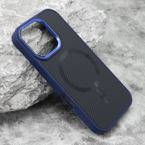 Zastitna futrola CARBON MagSafe - iPhone 16 Pro (6.3) plava (MS).