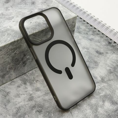Zastitna futrola BLURRY MagSafe - iPhone 15 Pro Max (6.7) crna (MS).