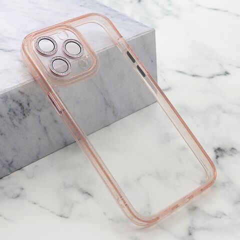 Zastitna futrola DIAMOND LENS - iPhone 15 Pro Max (6.7) roze (MS).
