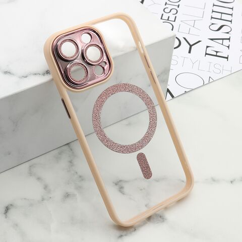 Zastitna futrola DIAMOND MagSafe - iPhone 14 Pro Max (6.7) roze (MS).