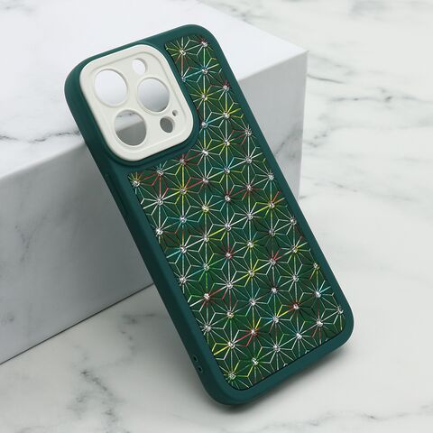 Zastitna futrola CRYSTAL SPARK - Iphone 13 Pro (6.1) zelena (MS).