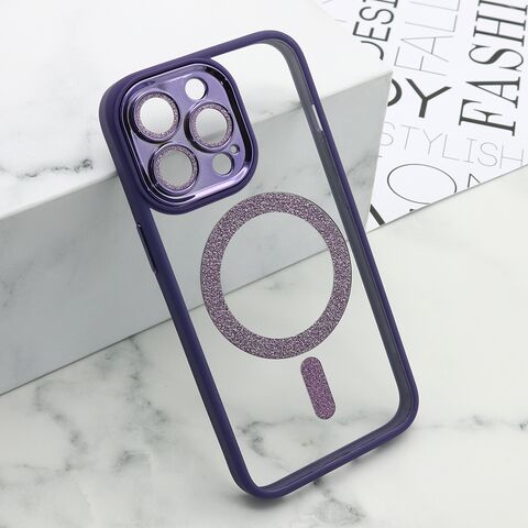 Zastitna futrola DIAMOND MagSafe - iPhone 13 Pro (6.1) ljubicasta (MS).