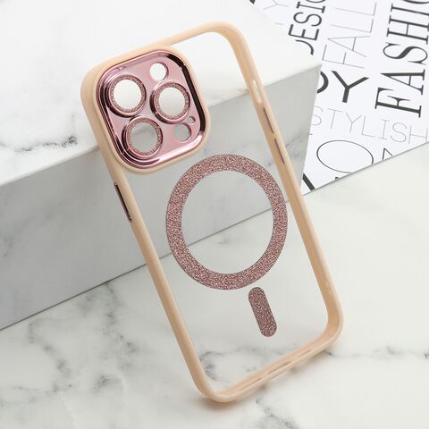 Zastitna futrola DIAMOND MagSafe - iPhone 13 Pro (6.1) roze (MS).