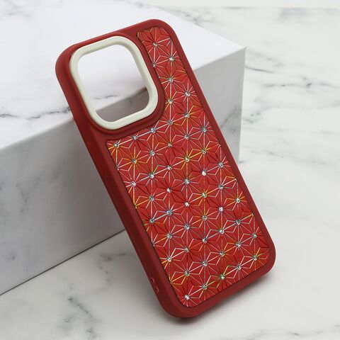 Zastitna futrola CRYSTAL SPARK - Iphone 14 Pro (6.1) crvena (MS).