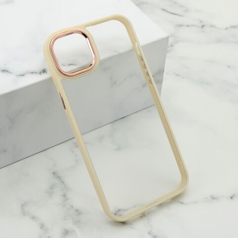 Zastitna futrola ELEGANT EDGE - iPhone 15 Plus bela (MS).