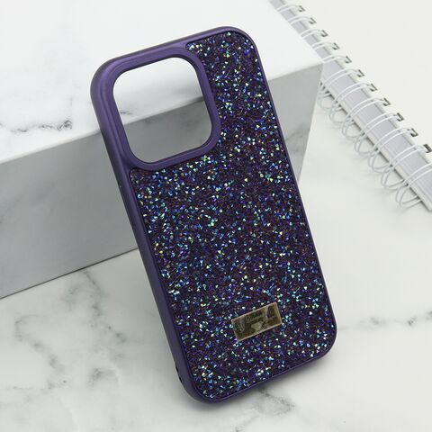 Zastitna futrola DIAMOND SELECTION - iPhone 15 Pro (6.1) ljubicasta (MS).