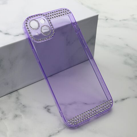 Zastitna futrola DIAMOND SIDE - iPhone 14 Plus (6.7) ljubicasta (MS).