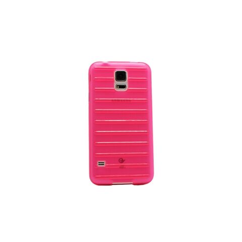 Zastitna silikonska futrola Rib - Samsung I9600 S5/G900 pink.