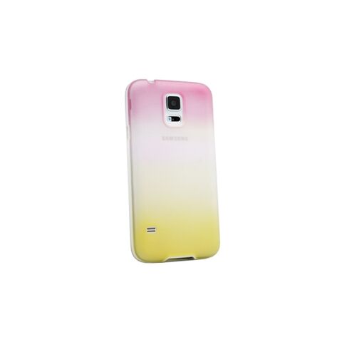 Zastitna futrola Rainbow - Samsung I9500 roze-zuta.