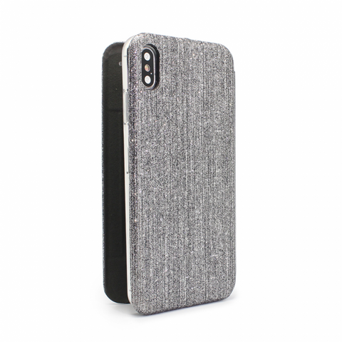 Zastitna futrola Flip Crystal - iPhone XS Max crna.