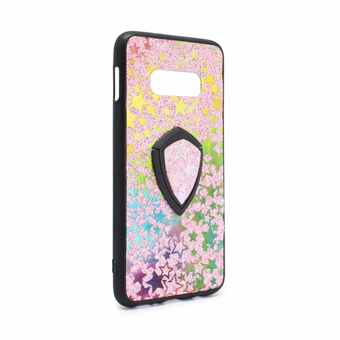 Zastitna futrola Colorful Star - Samsung G970 S10e + holder pink.
