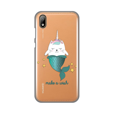 PRINT silikonska futrola skin (ultra tanka) - Huawei Y5 (2019)/Honor 8S 2019/2020 Make A Wish.