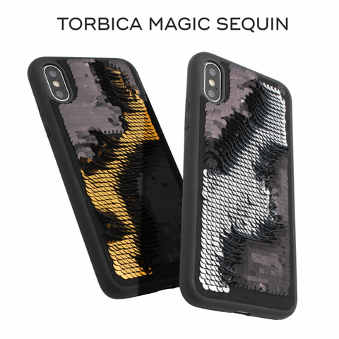 Zastitna futrola Magic Sequin - iPhone 7 Plus/8 Plus zlatna.